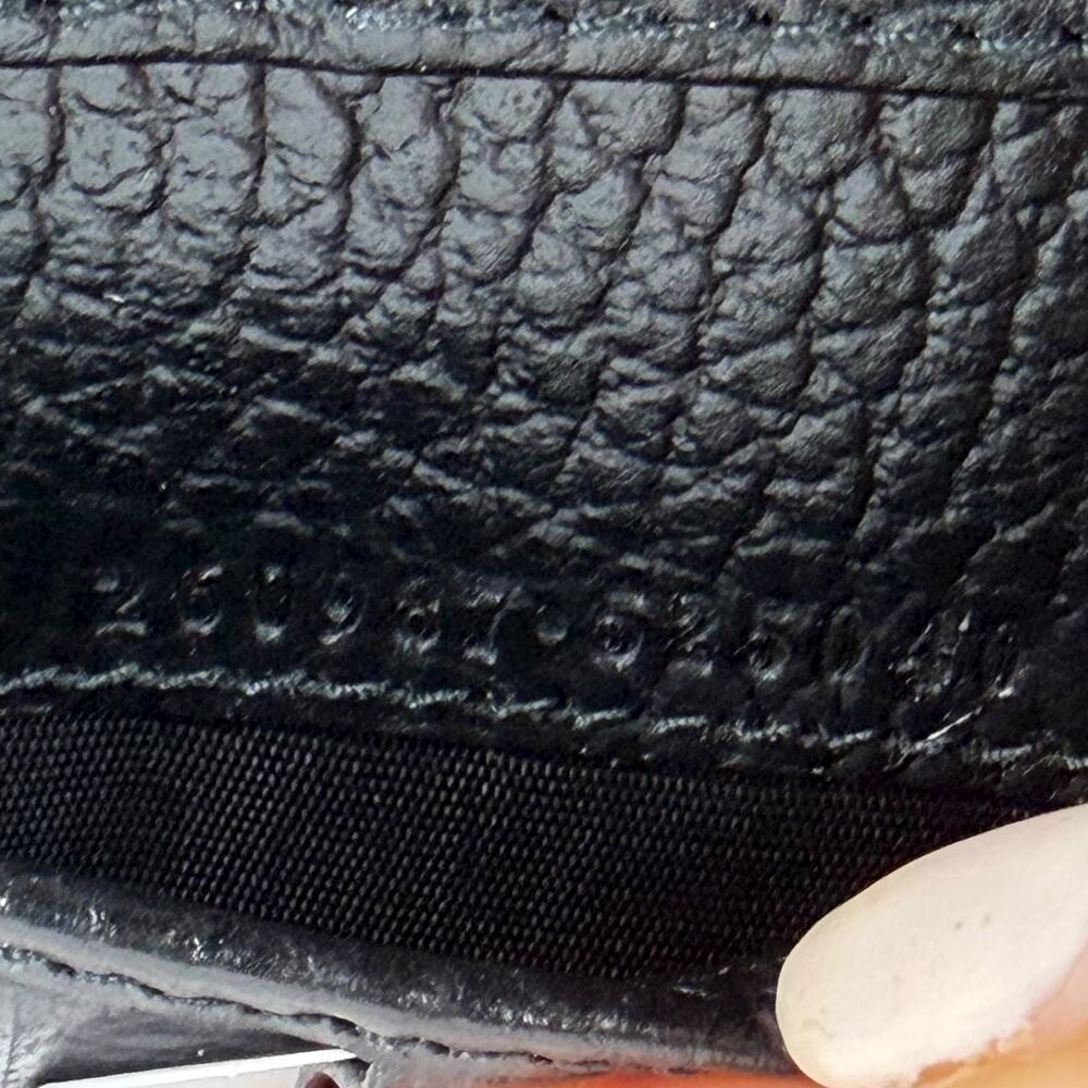 Gucci GG Monogram Canvas Bi-Fold Wallet Leather Trim Black 260987 - Picture 10 of 10
